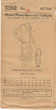 1920s VTG Ladies Home Journal Sewing Pattern 6282 FF Flapper Cocktail Dress 42B
