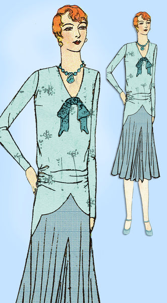 1920s VTG Ladies Home Journal Sewing Pattern 6288 Uncut Flapper Dress –  Vintage4me2