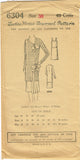 1920s VTG Ladies Home Journal Sewing Pattern 6304 Uncut Flapper Dress Size 38 B