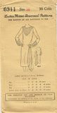 1930s Ladies Home Journal Sewing Pattern 6311 Uncut Misses Dinner Dress Sz 38 B - Vintage4me2