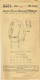 1930s Ladies Home Journal Sewing Pattern 6331 Uncut Misses Flapper Blouse Sz 34B - Vintage4me2