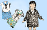 Ladies Home Journal 6332: 1930s 20 Inch Doll Clothes Set Vintage Sewing Pattern