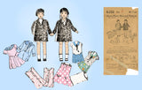 Ladies Home Journal 6332: 1930s 20 Inch Doll Clothes Set Vintage Sewing Pattern