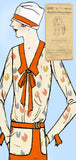 1930s VTG Ladies Home Journal Sewing Pattern 6335 Uncut Misses Flapper Dress 38B - Vintage4me2