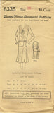 1930s VTG Ladies Home Journal Sewing Pattern 6335 Uncut Misses Flapper Dress 38B - Vintage4me2