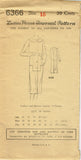 1930s VTG Ladies Home Journal Sewing Pattern 6366 Uncut Misses Flapper Dress 34B - Vintage4me2