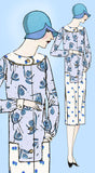 1930s VTG Ladies Home Journal Sewing Pattern 6366 Uncut Misses Flapper Dress 34B - Vintage4me2