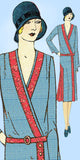 1930s VTG Ladies Home Journal Sewing Pattern 6385 Uncut Misses Flapper Dress 36B - Vintage4me2