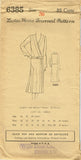 1930s VTG Ladies Home Journal Sewing Pattern 6385 Uncut Misses Flapper Dress 36B - Vintage4me2