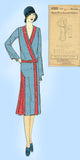 1930s VTG Ladies Home Journal Sewing Pattern 6385 Uncut Misses Flapper Dress 36B - Vintage4me2