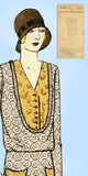 1930s Ladies Home Journal Sewing Pattern 6386 Uncut Plus Size Flapper Dress 40 B - Vintage4me2