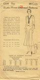 1930s VTG Ladies Home Journal Sewing Pattern 6399 Uncut Dress & Bolero Size 38 B - Vintage4me2