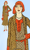 1930s VTG Ladies Home Journal Sewing Pattern 6404 Uncut Plus Size Dress 40 Bust - Vintage4me2