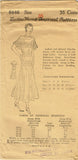 1920s VTG Ladies Home Journal Sewing Pattern 6446 Uncut Misses Dinner Dress 38 B