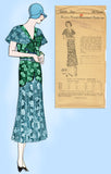 1930s Ladies Home Journal Sewing Pattern 6456 Uncut Misses Pleated Dress Sz 38 B - Vintage4me2