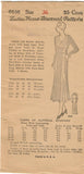 1930s VTG Ladies Home Journal Sewing Pattern 6556 FF Misses Afternoon Dress 36 B