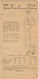 1930s VTG Ladies Home Journal Sewing Pattern 6559 FF Plus Size Street Dress 40 B