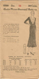 1930s VTG Ladies Home Journal Sewing Pattern 6560 Uncut Misses Street Dress 34 B