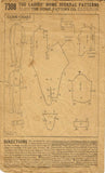 1920s Vintage Ladies Home Journal Sewing Pattern 7308 Toddler Pajamas Size 6 24B - Vintage4me2