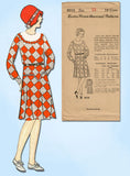 1930s VTG Ladies Home Journal Sewing Pattern 8018 Uncut Little Girls Dress Sz 12
