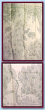 1930s Laura Wheeler Embroidery Transfer 1014 Uncut Peacock Scene Wall Hanging
