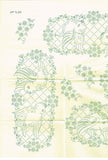 1940s VTG Laura Wheeler Embroidery Transfer 289 Uncut Blue Bird Vanity Cloths