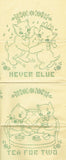 1940s Vintage Laura Wheeler Embroidery Transfer 361 Uncut Kitten Romance Motifs