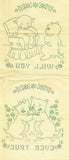 1940s Vintage Laura Wheeler Embroidery Transfer 361 Uncut Kitten Romance Motifs