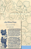 1940s Vintage Laura Wheeler Embroidery Transfer 508 Uncut Applique Strawberries