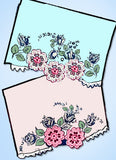 1940s Laura Wheeler Embroidery Transfer 916 Uncut Crochet Pansy Pillowcases