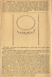 1910s Uncut Girls Nightgown Top May Manton Embroidery Transfer Pattern 840 ORIG