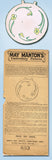 1910s Rare Uncut May Manton Embroidery Transfer 853 Art Nouveau Doily Case ORIG
