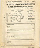 Fabric Requirements and Notions for McCall 1011