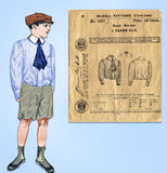 1910s Vintage McCall Sewing Pattern 1017 Classic Edwardian Boys Blouse Size 8
