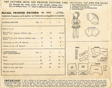 McCall 1030: 1940s Toddler Girls Pinafore Sun Dress Sz 2 Vintage Sewing Pattern