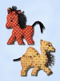 1940s Vintage McCall Sewing Pattern 1078 Cute WWII Easy Stuffed Animal Dolls - Vintage4me2