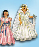 1940s Vintage McCall Sewing Pattern 1089 Uncut 22in Little Lady Doll Clothes Set - Vintage4me2