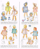 McCall 1121: 1940s Vintage McCalls Sewing Pattern Baby Heirloom Dress & Bonnet Size 1 vintage4me2