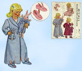 McCall 1145: 1940s Baby Robe Bunny Slippers & Doll Size 2 Vintage Sewing Pattern