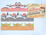 1940s Vintage McCall Embroidery Transfer 1161 Uncut Applique Morning Glory Pcase
