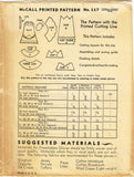 McCall 117: 1930s Rare Uncut Misses Set of Gloves Sz MED Vintage Sewing Pattern