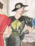 McCall 117: 1930s Rare Uncut Misses Set of Gloves Sz MED Vintage Sewing Pattern