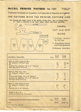 1940s Vintage McCall Sewing Pattern 1257 Misses Butterfly Apron Set Sz 30 32 B