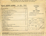 1940s Original Vintage McCall Sewing Pattern & Transfer 1262 Beaded Purse Set