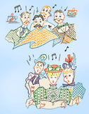 1940s Vintage McCall Embroidery Transfer 1288 Uncut Gay 90s Tea Towel Motifs