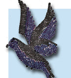 McCall Embroidery Transfer 1316: 1940s Uncut Sequin Bird & Butterfly Dress Trims