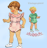 McCall 1280: 1940s Cute Toddler Girls Coat & Hat Size 2 Vintage Sewing Pattern