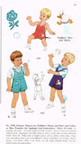 1940s Vintage McCall Sewing Pattern 1395 Toddler Boys Ducky Romper & Blouse Sz 1