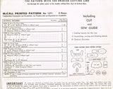 1950s Vintage McCalls Sewing Pattern 1571 Rare Misses Hat and Purse 22" Head