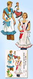 1950s Vintage McCalls Sewing Pattern 1578 Uncut Flower Pot Full Bib Apron